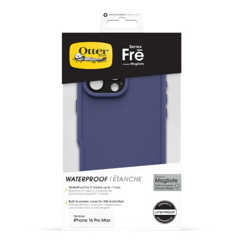 OtterBox Frē Series for MagSafe for Apple iPhone 16 Pro Max, Denver Dusk Purple