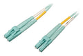 Tripp Lite N820-20M-OM4 100G Duplex Multimode 50/125 OM4 LSZH Fiber Optic Cable (LC/LC), Aqua, 20 m