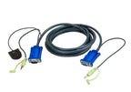 ATEN 2L-5205B video cable adapter 5 m VGA (D-Sub) + 3.5mm Black