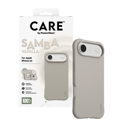PanzerGlass CARE by ® Fashionable Case Samba Vanilla w. MagSafe iPhone Air