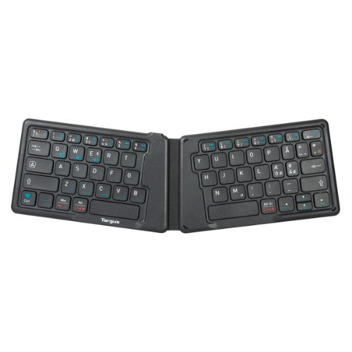 Targus AKF003NO keyboard Universal Bluetooth QWERTY Nordic Black