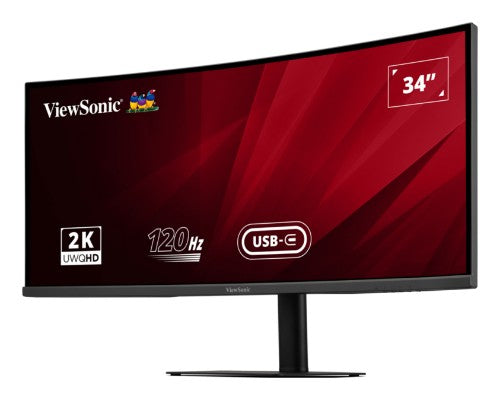 Viewsonic VA VA3420C computer monitor 86.4 cm (34") 3440 x 1440 pixels UltraWide Quad HD LED Black