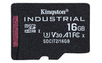 Kingston Technology 16GB microSDHC Industrial C10 A1 pSLC Card Single Pack w/o Adapter