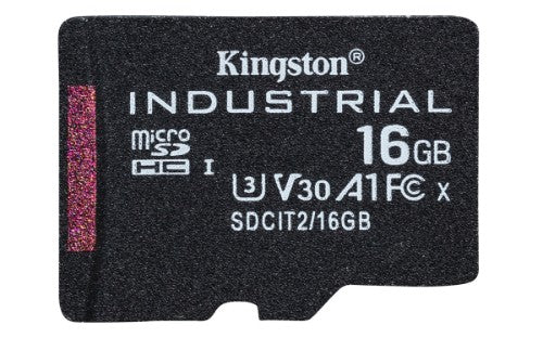 Kingston Technology 16GB microSDHC Industrial C10 A1 pSLC Card Single Pack w/o Adapter