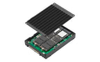 QNAP QDA-U2MP storage drive enclosure SSD enclosure Black M.2