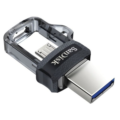 SanDisk 173386 USB flash drive 128 GB USB Type-A / Micro-USB Black, Transparent