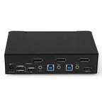 Lindy 2 Port DisplayPort 1.4, USB 3.0 and Audio KVM Switch