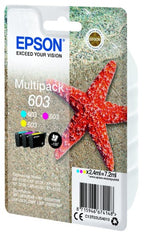 Epson C13T03U54010/603 Ink cartridge multi pack C,M,Y, 3x130 pages ISO/IEC 24711 7.2ml Pack=3 for Epson XP 2100