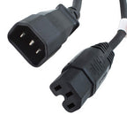 Origin Storage 3m Power Cable - PDU to Switch IEC C14(M)-IEC C15(F)