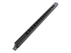 Vertiv PowerGo Basic rPDU | 0U | Vertical | 230V| 16A | 3.6kW | (14) German Schuko Outlets | 50/60Hz | German Schuko inlet | Single-Phase | EP0G80A1