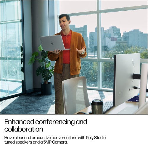 HP EliteBook 6 G1a AI AMD Ryzen AI 7 250 Laptop 35.6 cm (14") WUXGA 32 GB DDR5-SDRAM 512 GB SSD Wi-Fi 7 (802.11be) Windows 11 Pro AI PC Silver