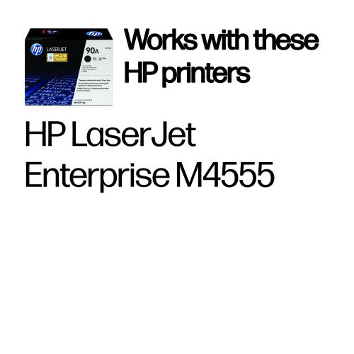 HP CE390A/90A Toner cartridge black, 10K pages ISO/IEC 19752 for HP LaserJet M 4555/601/602
