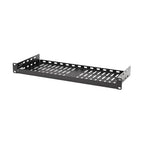 Tripp Lite SRSHELF2P1USHRT SmartRack Cantilever Fixed Steel Rack Shelf - 1U, Vented, 7 in. (17.8 cm) Deep, Holds up to 40 lb. (18 kg)
