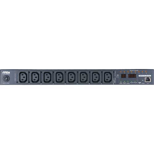 ATEN 1U 10A 8 Outlet Switched + Metered PDU + Free Eco PDU Manager Software