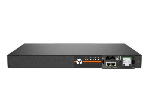 Vertiv Geist MUS5M1R0-06L137-1C14A9H00-S power distribution unit (PDU) 6 AC outlet(s) 0U Black