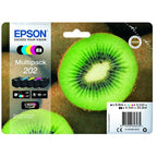 Epson C13T02E74010/202 Ink cartridge multi pack Bk,PBk,C,M,Y 6,9ml + 4x4,1ml Pack=5 for Epson XP 6000