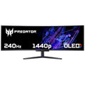 Acer X Predator X49X curved ultra-wide QD-OLED gaming monitor - 49", 32:9, QD-OLED, 1800R curve, Double Quad HD, 240Hz, 0.03ms, AMD FreeSync Premium, DisplayHDR 400 True Black, HDMI, DP & USB-C
