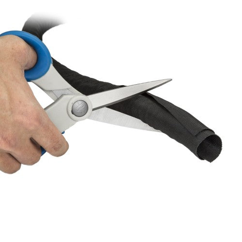 StarTech.com 6.5' (2m) Cable Management Sleeve - Flexible Coiled Cable Wrap - 1.0-1.5" dia. Expandable Sleeve - Polyester Cord Manager/Protector/Concealer - Black Trimmable Cable Organizer