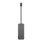 Lenovo 4X90X21427 interface hub USB 3.2 Gen 2 (3.1 Gen 2) Type-C 20000 Mbit/s Grey