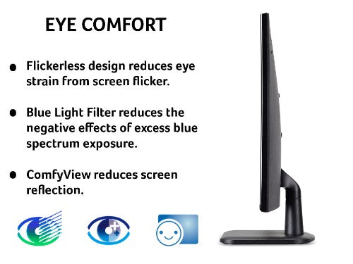 Acer AOPEN 24CV1Y - 23.8" Full HD (1920x1080), 75Hz, 5ms, FreeSync Monitor