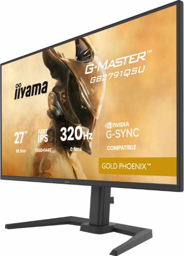 iiyama G-MASTER GB2791QSU-B1 computer monitor 68.6 cm (27") 2560 x 1440 pixels Wide Quad HD LCD Black