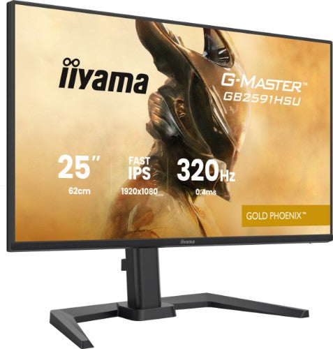 iiyama G-MASTER GB2591HSU-B1 computer monitor 62.2 cm (24.5") 1920 x 1080 pixels Full HD LED Black