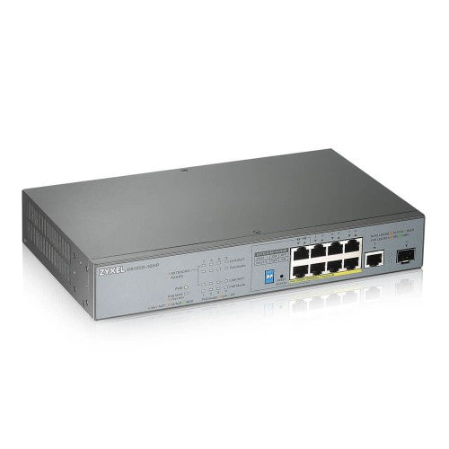Zyxel GS1300-10HP Unmanaged Gigabit Ethernet (10/100/1000) Power over Ethernet (PoE) Grey
