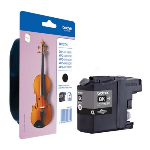 Brother LC-127XLBKBP Ink cartridge black Blister, 1.2K pages 9ml for Brother MFC-J 4510