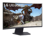 LG LG UltraGear 27GS60QC-B - LED monitor - gaming - curved - 27" - 2560 x 1440 QHD @ 180 Hz - VA - 300 cd/m? - 3000:1 - HDR10 - 1 ms - 2xHDMI, DisplayPort - purple, dark grey