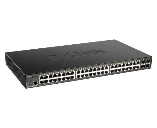 D-Link 48-port Gigabit Smart Managed Switch with 4 x 10G SFP+, 370Watts