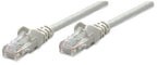 Intellinet Network Patch Cable, Cat5e, 10m, Grey, CCA, U/UTP, PVC, RJ45, Gold Plated Contacts, Snagless, Booted, Lifetime Warranty