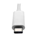 Tripp Lite U444-06N-HU-C USB-C to HDMI Adapter with USB 3.x (5Gbps) Hub Port and PD Charging, HDCP, White