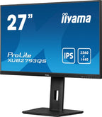 iiyama ProLite 27” QHD IPS technology panel with 150mm height adjustable stand and 100Hz refresh rate