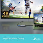 TP-Link UH5020C interface hub USB Type-C 5000 Mbit/s Grey