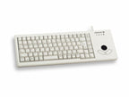 CHERRY XS Trackball keyboard Universal USB QWERTZ German Grey