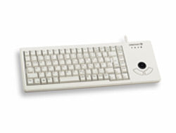 CHERRY XS Trackball keyboard Universal USB QWERTZ German Grey