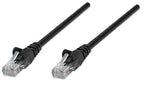 Intellinet Network Patch Cable, Cat5e, 2m, Black, CCA, U/UTP, PVC, RJ45, Gold Plated Contacts, Snagless, Booted, Lifetime Warranty
