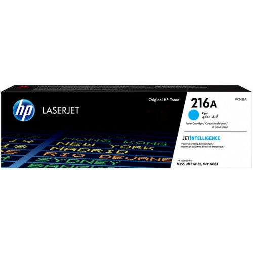 HP W2411A/216A Toner cartridge cyan, 850 pages ISO/IEC 19752 for HP M 155