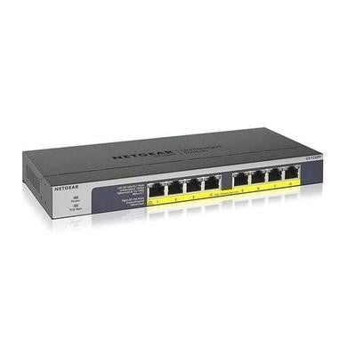 NETGEAR GS108PP Unmanaged Gigabit Ethernet (10/100/1000) Power over Ethernet (PoE) Black