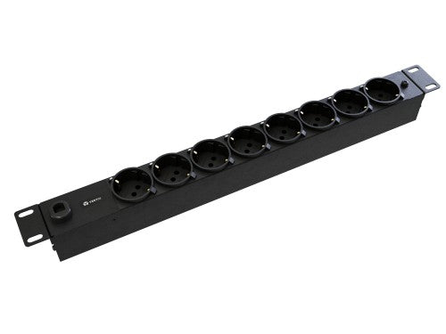 Vertiv PowerGo Basic (Standard) Rack Power Distribution Unit | rPDU | 1U | 230V | 16A |3.6kW | 50/60Hz | 8 German Schuko inlet | Horizontal