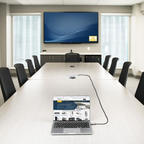 StarTech.com 30ft (9.15m) USB-C to HDMI 2.0 Active Optical Cable (AOC), 4K 60Hz, CL3 Rated, Unidirectional USB Type-C to HDMI Adapter Cable