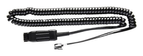 V7 BL-12+P telephone cable 2 m Black