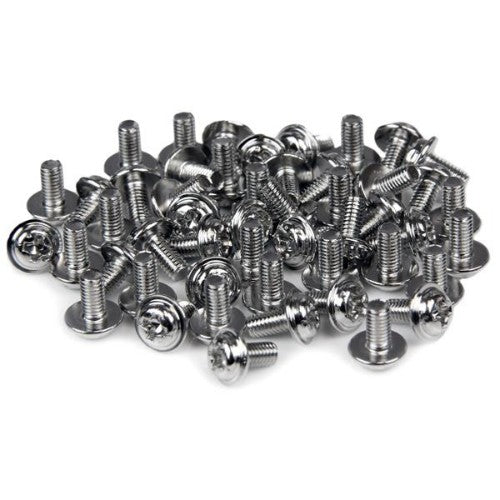 StarTech.com PC Mounting Computer Screws M3 x 1/4in Long Standoff - 50 Pack - TAA