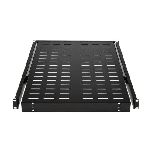 Tripp Lite SRSHELF4PSLVENT SmartRack Sliding Steel Rack Shelf - 1U, Vented, 28.3 in. Deep, Holds up to 50 lb. (23 kg)