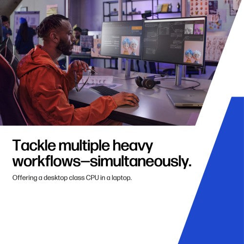 HP ZBook Fury G1i Wolf Pro Security Edition Intel Core Ultra 9 285HX Mobile workstation 45.7 cm (18") WQXGA 128 GB DDR5-SDRAM 1 TB SSD NVIDIA RTX PRO 4000 Blackwell Wi-Fi 7 (802.11be) Windows 11 Pro AI Workstation, AI PC Silver