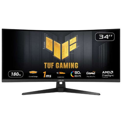 ASUS TUF Gaming VG34VQ3B computer monitor 86.4 cm (34") 3440 x 1440 pixels UltraWide Quad HD LED Black