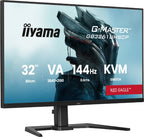 iiyama G-MASTER Level up work and play with the Red Eagle 32″ 4K GB3261UHSCP