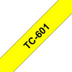 Brother TC-601 DirectLabel black on yellow 12mm x 7,7m for Brother P-Touch TC 9-12mm