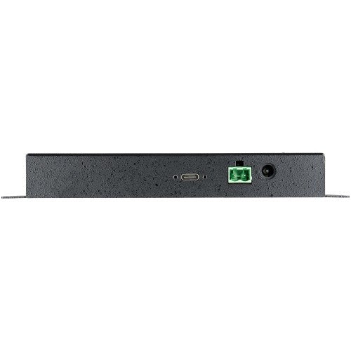 StarTech.com 4-Port USB C Hub 10Gbps - Metal Industrial USB Type-C Hub w/ 3xUSB-A & 1xUSB-C - ESD & Surge Protection - USB-C or USB-A Host - Self-Powered Mountable USB 3.2 Gen 2 Hub - TAA
