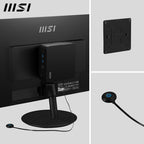MSI Cubi NUC 1M Intel Core 5 120U (14th Gen - Series 1) Barebone, NUC, SFF, Mini Computer, HTPC, (NO RAM, NO Storage, NO OS), Intel Graphics/DDR5/Dual ThunderBolt 4/Dual HDMI/Dual LAN/WiFi 6E/BT 5.3/VESA - NUC 1M i5 120U BB